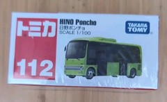 TAKARA TOMY TOMICA #112 HINO PONCHO Mini Bus Diecast Model 1/100 New
