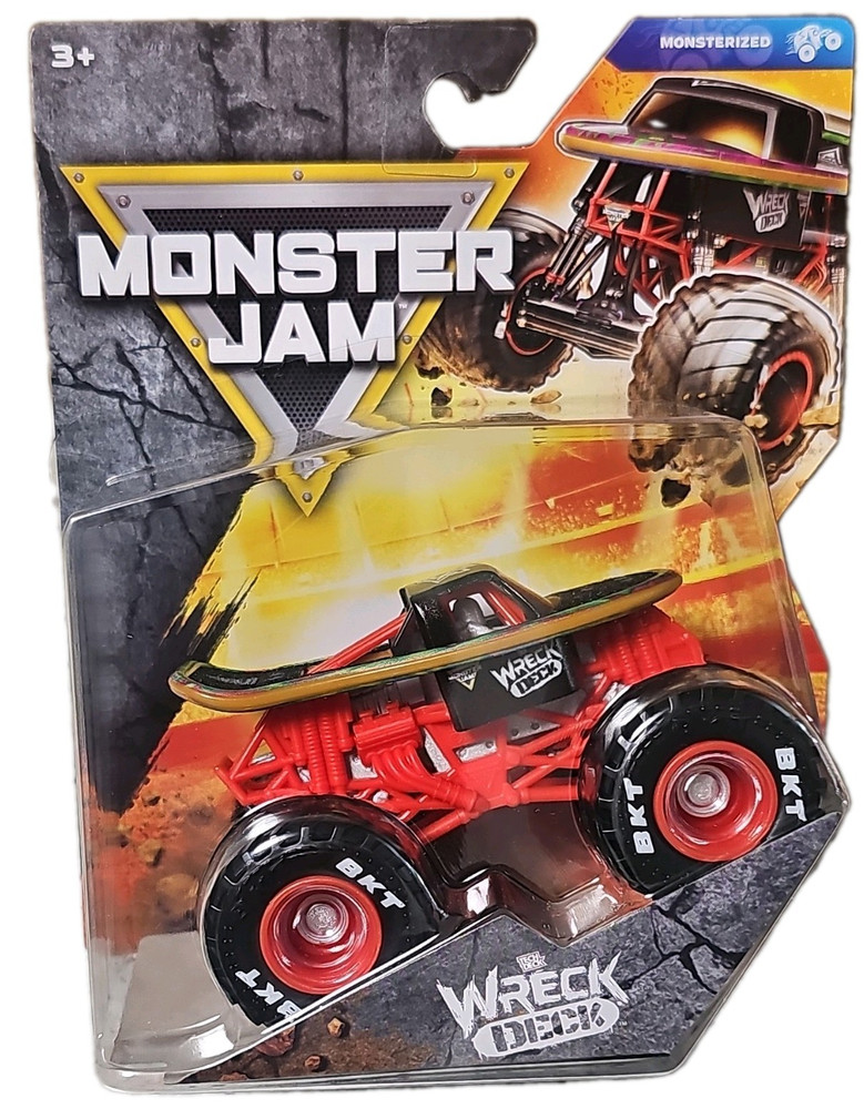 🔥Monster Jam Wreck Deck Series 45 Monsterized 1:64 Diecast Truck New🔥