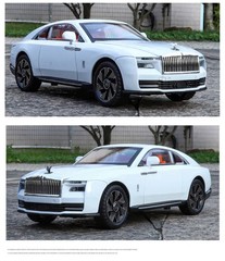 1:24 Rolls Royce Spectre Alloy Luxury Diecast Car Model Sound Light Kids Gift