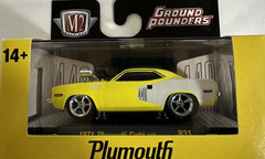 1971 Plymouth Cuda 440 Bright Yellow M2 Machines R31 25-04 New in Package