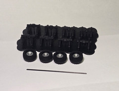 1/64 Scale Custom Off-Road Mud Tires for Diecast Hot Wheels Trucks – Bogger