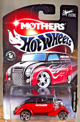 2002 Hot Wheels Foose Mothers Series #1 3/4 MOTHERS ROADSTER ’34 Red-Black wPr5