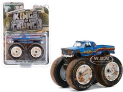 1996 FORD F-250 MONSTER TRUCK BIGFOOT #7 BLUE DIRTY VER. 1/64 GREENLIGHT 49070 F