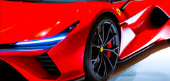 Ferrari Race Car1 18Racing Racer24Le Mans Custom Built2025CONCEPT12F80Model RED