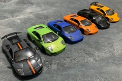 6 x Kinsmart Lamborghini Murciélago LP640-4 Model Car Diecast 1:36 Scale Bundle
