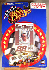 2001 Winner’s Circle Pit Pass Preview Series #88 DALE JARRETT UPS Ford Taurus