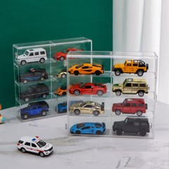 1:32 Car Model Storage Box Case Display Shelf Acrylic Dustproof Door Waterproof