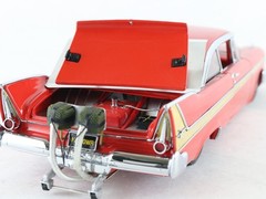 1958 Plymouth Fury Pro Street Red Dragster Danbury Mint 1:24 Model Car