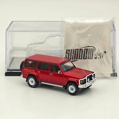 1:64 Shadow Pro Nissan Patrol Y60 LHD Burgundy Diecast-for Car Model Collectors