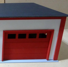 Custom Built Sturdy Easy Assembly 3 Car 2 Large Doors-1:18 Scale Diorama/Garage/