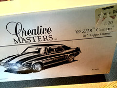 Revell Creative Masters 1969 Chevrolet Camaro Z/28 Hugger Orange 1/20 Diecast