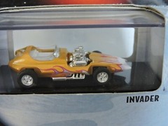 Hot Wheels Invader for Adult Collector Hot Rod Yellow Display Case 2000 Flames