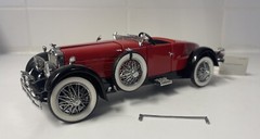 Franklin Mint 1928 Stutz Black Hawk Boat-tail Speedster Diecast W/ Tags