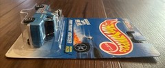 1996 Hot Wheels Blue/White Card #620 FORD TRANSIT WRECKER Blue w/Chrome 5 Spokes