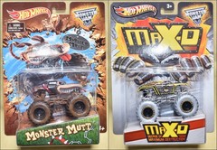 2013 Hot Wheels MAX-D/MONSTER MUTT MONSTER JAM TRUCKS WALMART MAIL IN LOT OF 2