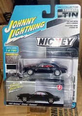 Johnny Lightning 1967 Nickey Camaro tuxedo black Collector Tin 2021 release 3 B