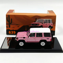 Land Cruiser LC76 Pink SUV 1/64 Scale Alloy Diecast – Model Car Collectible