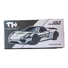 Trends Hobby Porsche 918 Spyder #28 White Car Diecast 1:64 GT Show 2026