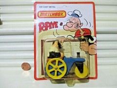 Lesney Matchbox King Features Syndicate 1980 CS-14 BLUTO’S ROAD ROLLER ExcBubPak