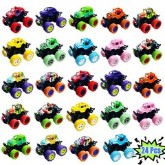 24 Pack Mini Monster Trucks Toys for Boys Girls Aged 3 and Above, Pull Back T…