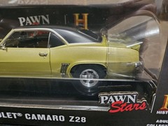 Highway 61 1:18 1969 Chevrolet Camaro Z/28 Diecast In Gold. Pawn Stars TV Show