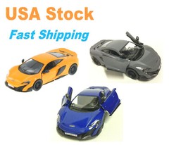 McLaren 675 LT, Kinsmart, Racing Car, Diecast Model Toy Car, 5”,1:36 Scale