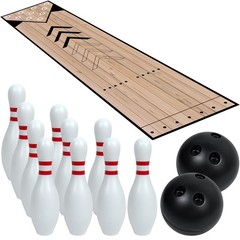Mini Bowling Set, Indoor & Outdoor Home Bowling Set, Bowling Alley Set with L…