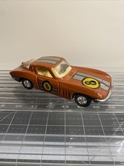 Sunnyside 406 1962 Corvette Stingray Brown #8 Pullback Friction Diecast 1:32 Car