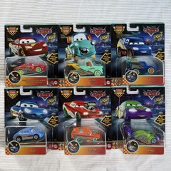 2026 Disney Pixar Cars Race to Celebrate Light-Up Series Complete Set of 6 NIB