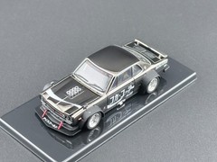 Pop Race Nissan Skyline GT-R Drift Coca Cola ZERO JP Black Chrome 640161 1/64