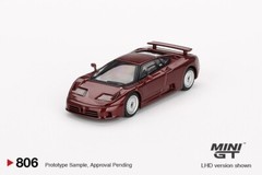 Mini GT 1:64 Bugatti EB110 GT Dark Red Metallic #806
