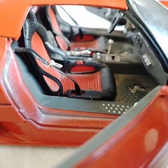 RARE VINTAGE FERRARI F50 BURAGO CLASSIC 1995 DIECAST RED 1/18 SCALE MODEL CAR.
