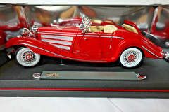 Maisto 36862 Red 1936 Mercedes Benz 500 K TYP Special Roadster 1:18 Scale