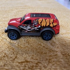 Hot Wheels Power Panel Diecast Car. Blue Off Road 5 Spoke Wheels. Good Condition