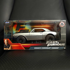Jada Toys Fast & Furious Roman’s 1967 Chevrolet Camaro 1:24 Diecast Silver
