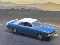 71 DODGE DART SWINGER 340 SPECIAL 1/64 LIMITED EDITION VINTAGE MOPAR MUSCLE BLUE