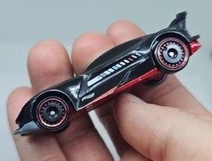 2017 Hot Wheels Nightburnerz Gazella R Black Redlines 1:64 LOOSE