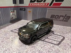 596 Chevy Tahoe Black Wheel Swap Black On Black