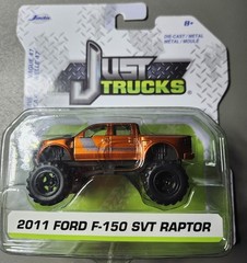 2011 Ford F-150 SVT Raptor : Orange : Just Trucks Series : Wave 47 : 1:64 Scale