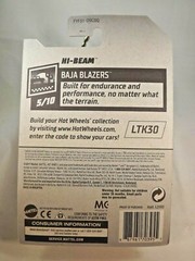 2019 Hot Wheels #42 Baja Blazers 5/10 HI BEAM Purple Variant w/Red 5 Spoke Wheel