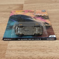 2020 Hot Wheels Car Culture Street Tuners ’96 NISSAN 180 SX Type X Black JDM 3/5