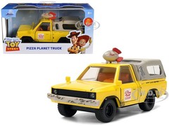 PIZZA PLANET TRUCK YELLOW WEATHERED “TOY STORY” 1/32 DIECAST MODEL BY JADA 36301