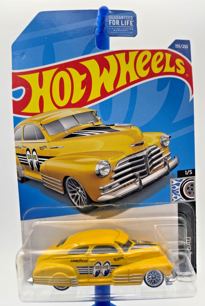 Hot Wheels Series Rod Squad 47 Chevy Fleetline Yellow #155/#250 NIP MOON!