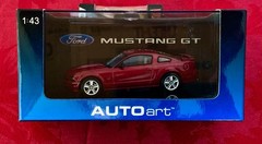 FORD MUSTANG GT 2005 RED FIRE AUTO SHOW VERSION 2004 1/43 AUTOART 52762 RED-