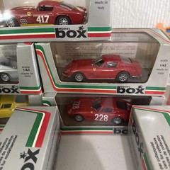 Vintage Model Box Ferrari 1:43 Diecast Car Lot of 8 Boxed Made in Italy