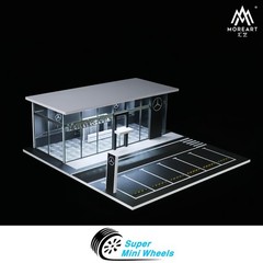 Moreart 1:64 Mercedes-Benz Showroom & Parking Lot with LED light