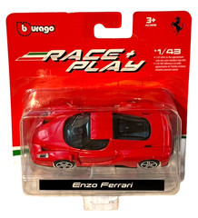 Burago Enzo Ferrari, 1:43 (RED) Race + Play – Official Product
