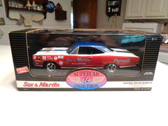 SOX & MARTIN 1969 PLYMOUTH GTX HERITAGE SERIES NO.2 1:18 DIECAST CAR LIMITED ED.