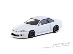 Tarmac Works 1:64 VERTEX Toyota Soarer JZZ30 White Model Car