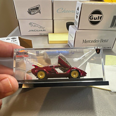 Hot Wheels Collectors Lamborghini Countach LP500 S 1:64 Diecast Red w/ Case